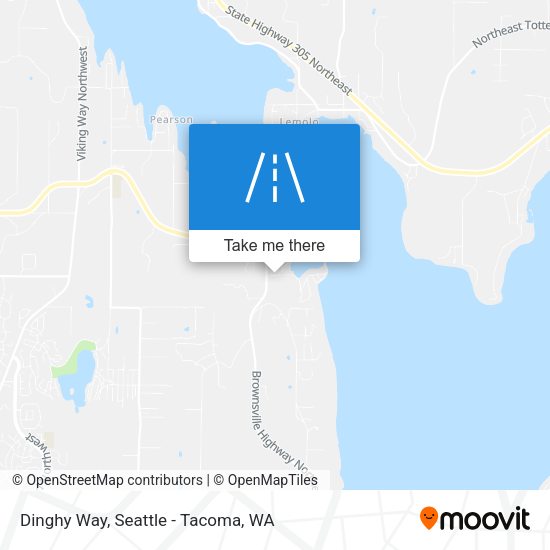Dinghy Way map