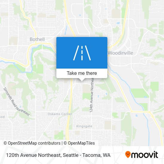 Mapa de 120th Avenue Northeast