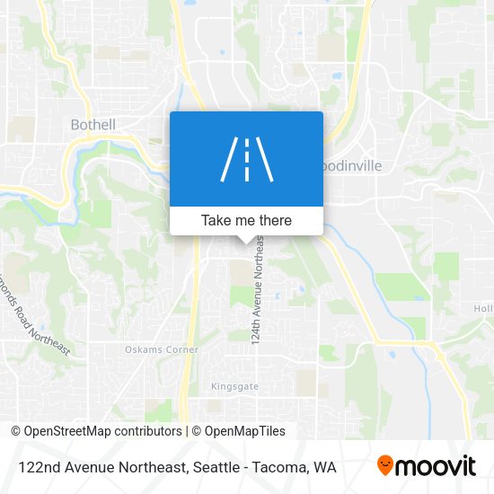 Mapa de 122nd Avenue Northeast