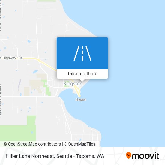 Hiller Lane Northeast map