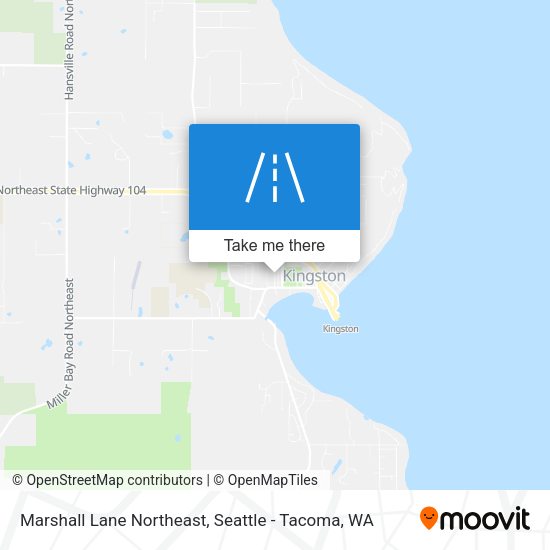 Mapa de Marshall Lane Northeast