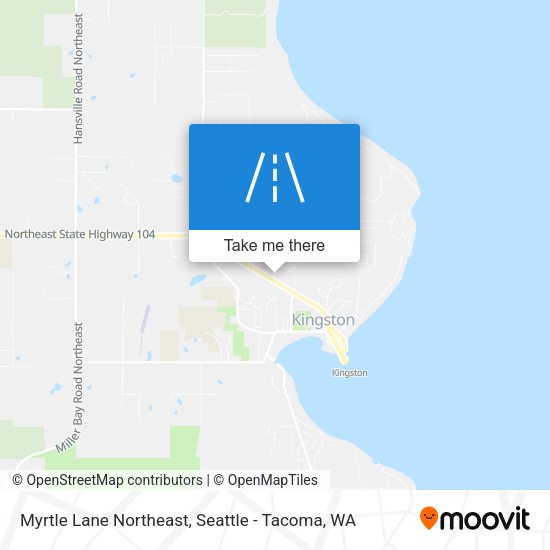 Mapa de Myrtle Lane Northeast