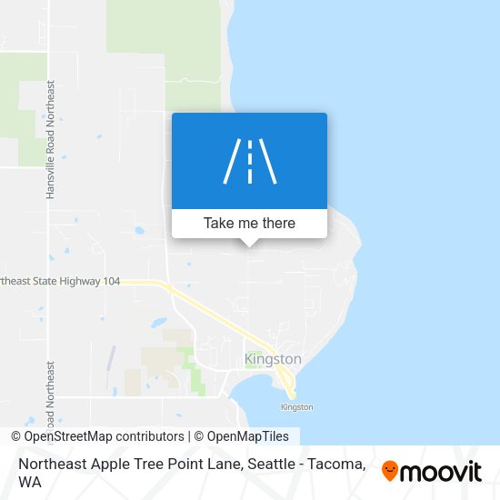 Northeast Apple Tree Point Lane map