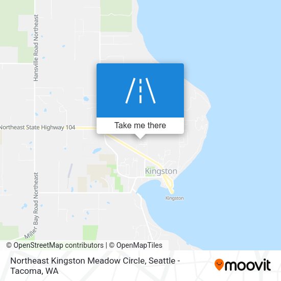 Northeast Kingston Meadow Circle map