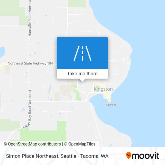 Simon Place Northeast map