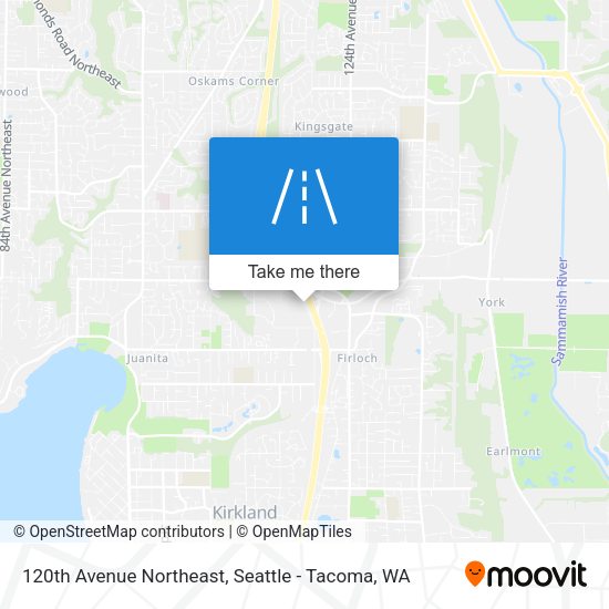 Mapa de 120th Avenue Northeast