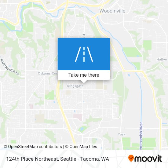 Mapa de 124th Place Northeast