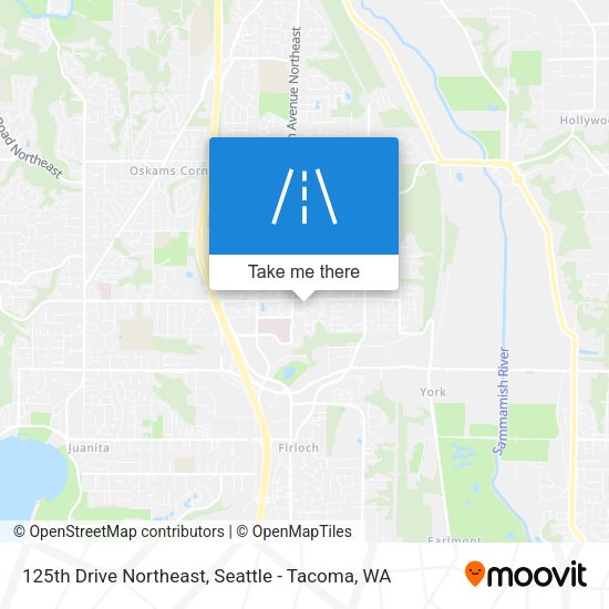Mapa de 125th Drive Northeast