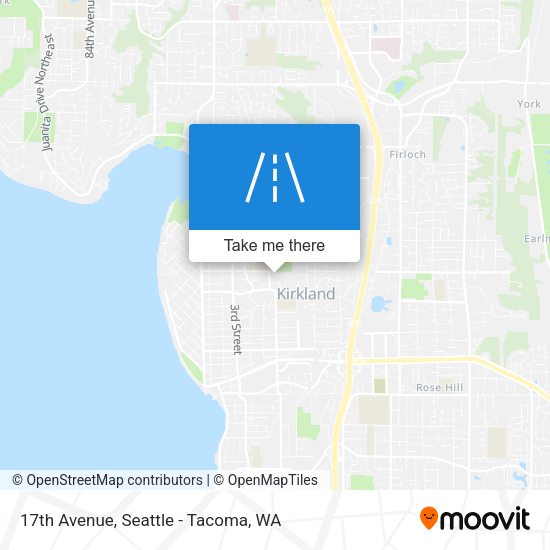 17th Avenue map