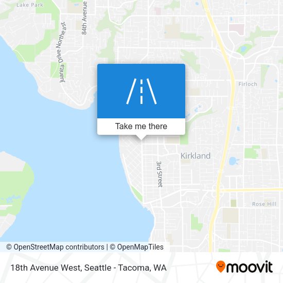Mapa de 18th Avenue West