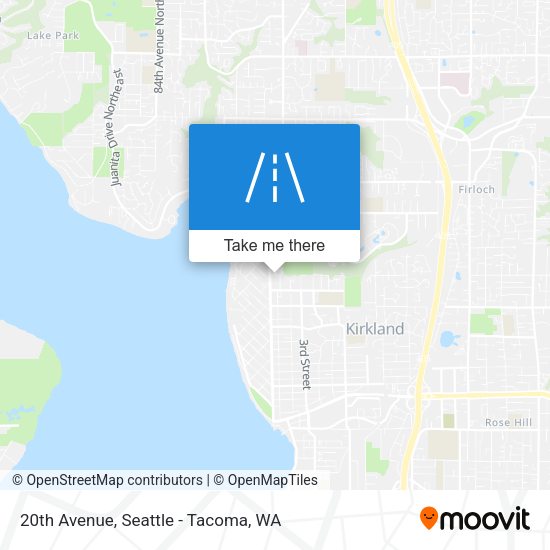 Mapa de 20th Avenue