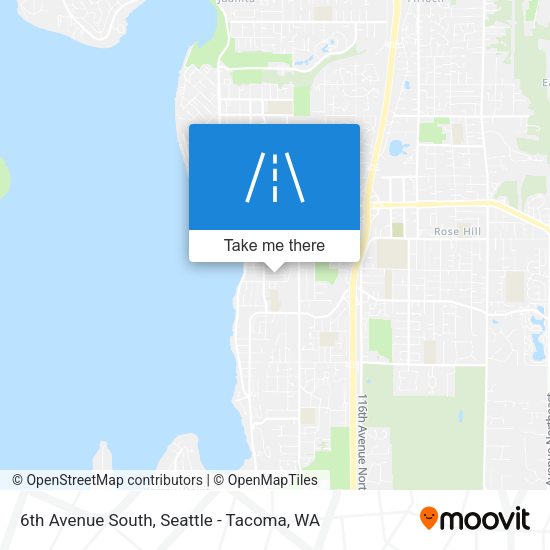 6th Avenue South map