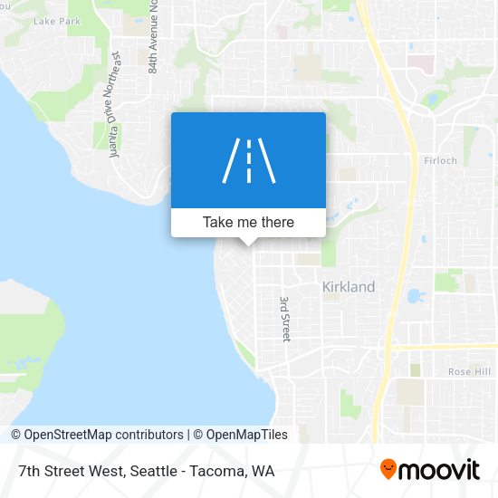 7th Street West map