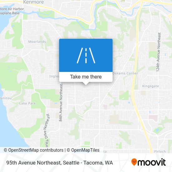 Mapa de 95th Avenue Northeast