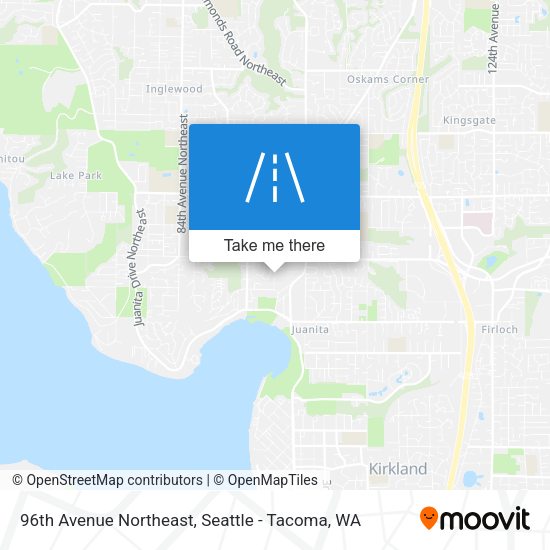 Mapa de 96th Avenue Northeast