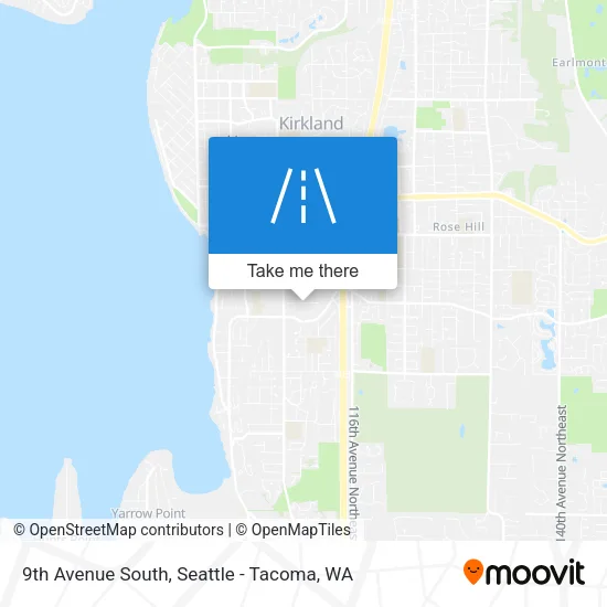 9th Avenue South map