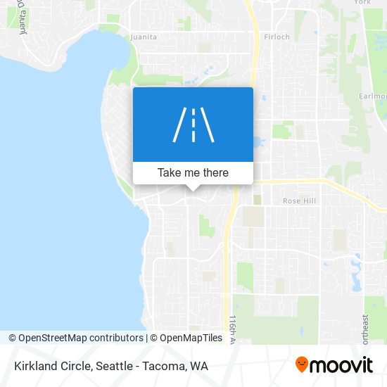 Kirkland Circle map