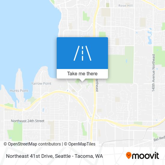 Northeast 41st Drive map