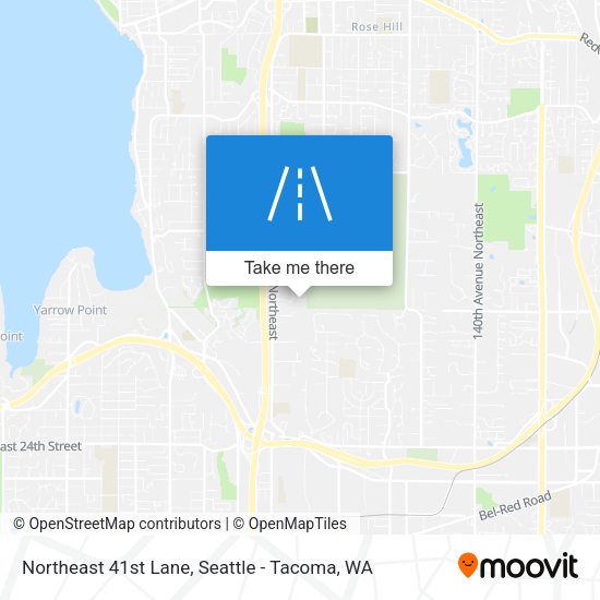 Northeast 41st Lane map