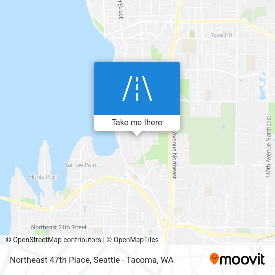 Mapa de Northeast 47th Place