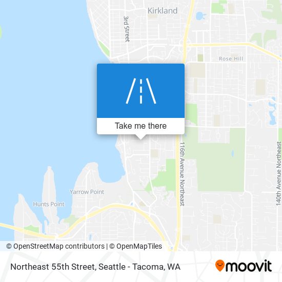 Mapa de Northeast 55th Street