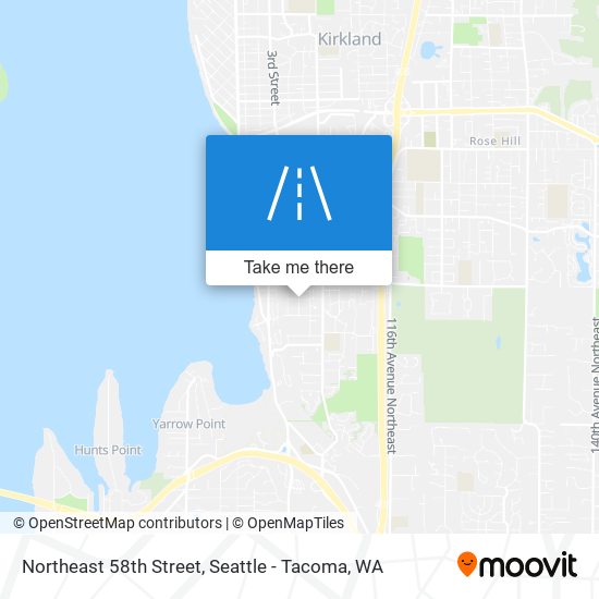 Mapa de Northeast 58th Street