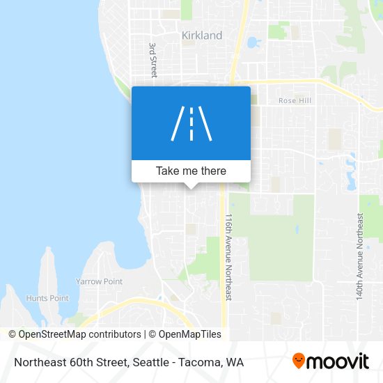 Mapa de Northeast 60th Street