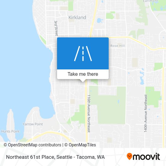 Mapa de Northeast 61st Place