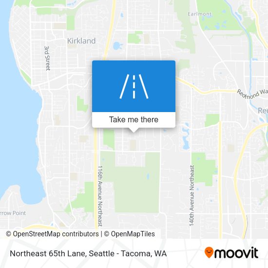 Northeast 65th Lane map