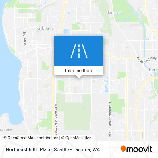 Mapa de Northeast 68th Place