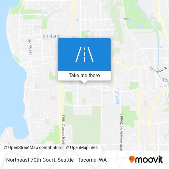Northeast 70th Court map