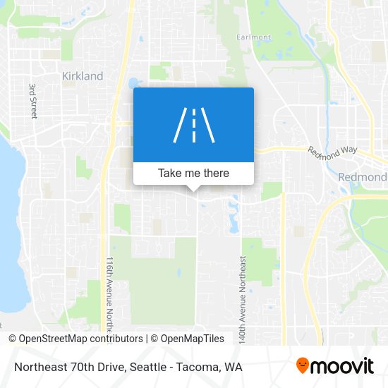 Mapa de Northeast 70th Drive