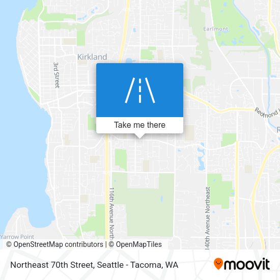 Mapa de Northeast 70th Street