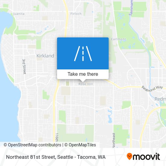Mapa de Northeast 81st Street