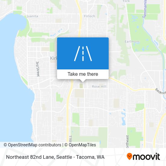 Northeast 82nd Lane map