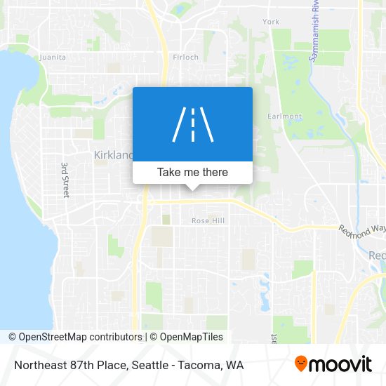 Mapa de Northeast 87th Place