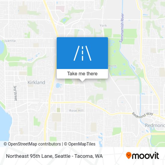 Mapa de Northeast 95th Lane