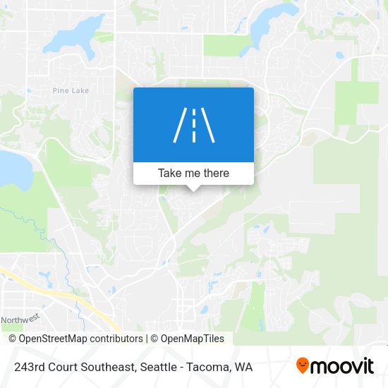Mapa de 243rd Court Southeast