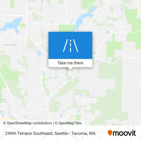 Mapa de 249th Terrace Southeast
