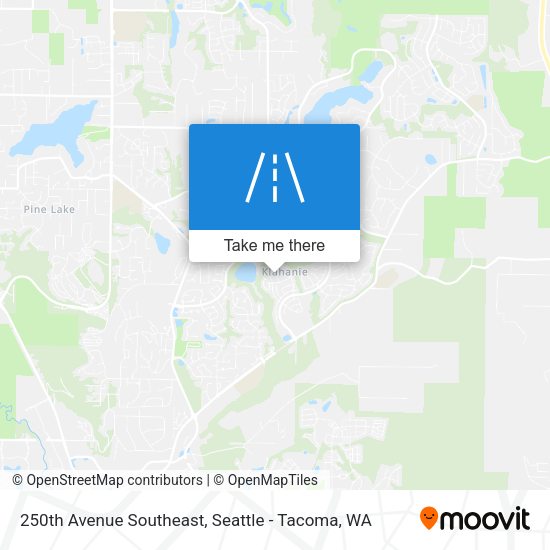 Mapa de 250th Avenue Southeast