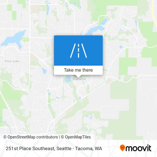 Mapa de 251st Place Southeast