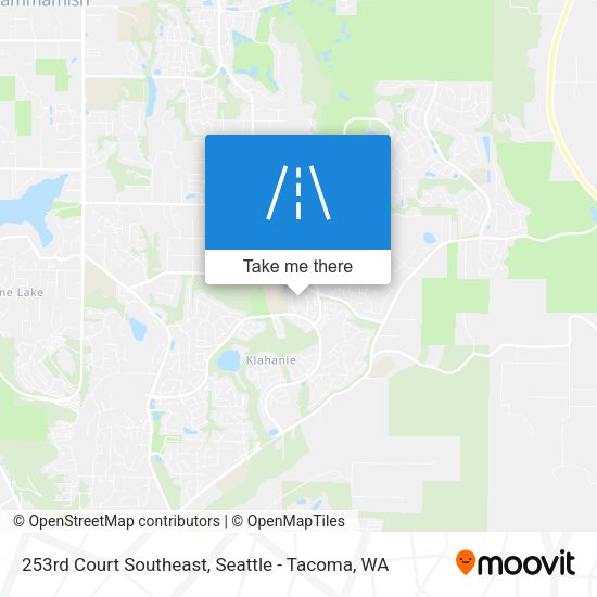 Mapa de 253rd Court Southeast
