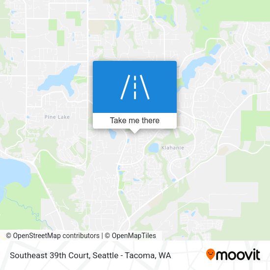 Southeast 39th Court map