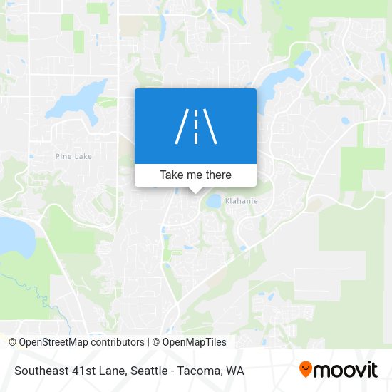 Southeast 41st Lane map
