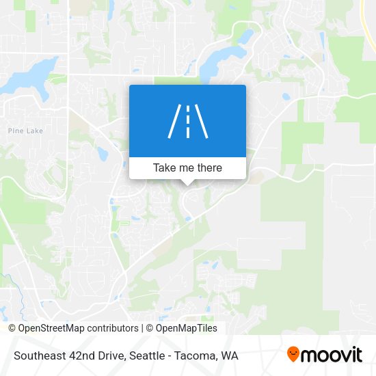 Southeast 42nd Drive map