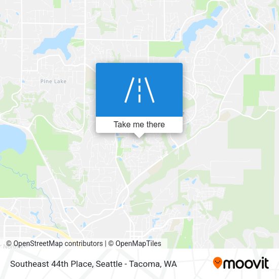 Southeast 44th Place map