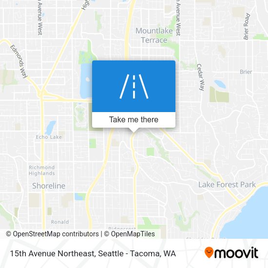 15th Avenue Northeast map