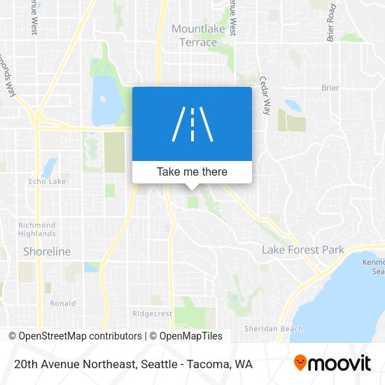 Mapa de 20th Avenue Northeast