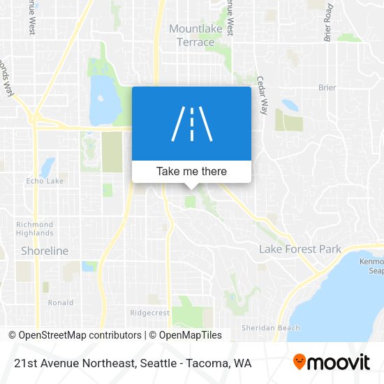 Mapa de 21st Avenue Northeast