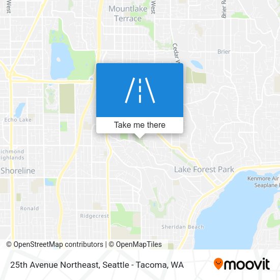 Mapa de 25th Avenue Northeast